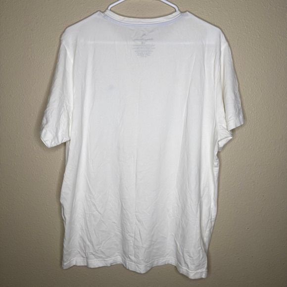 Tommy Bahama Mens Size Large White Crew Neck T-Shirt - Picture 3 of 7